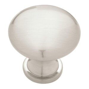 Round Satin Nickel Knob