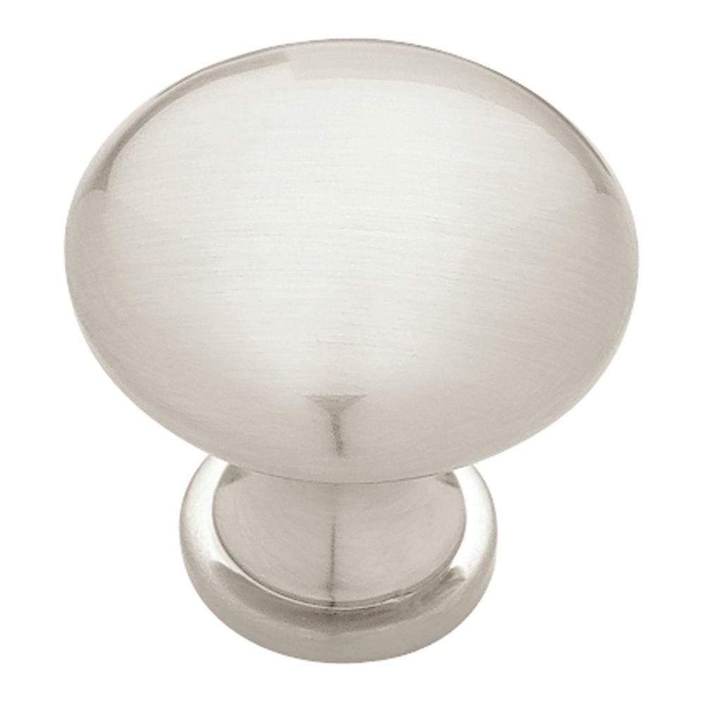 Round Satin Nickel Knob