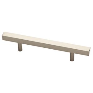 Satin Nickel Square Bar Pull 3 3/4"