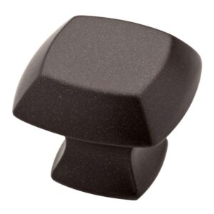 Bevelled Square Cocoa Bronze Knob