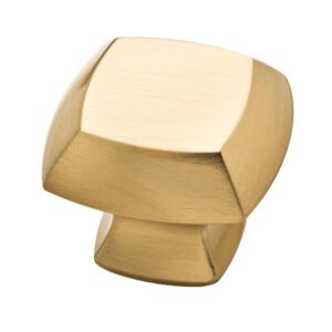 Bevelled Square Champagne Bronze Knob