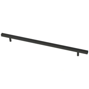 Matte Black Square Bar Pull 12”