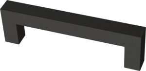 Matte Black Modern Square Pull 3 3/4"