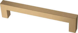Champagne Bronze Modern Square Pull 5 1/16"