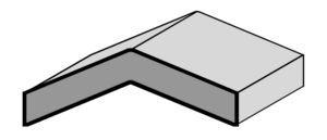 Outside Corner Molding 1 3/8" x 1/2"