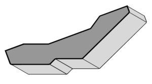 Crown Molding 3/16" x 1 7/16"