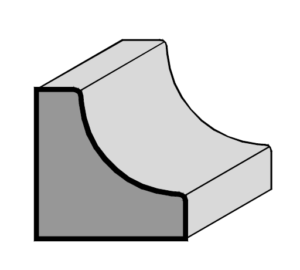 Inside Corner Molding 3/4" x 3/4"