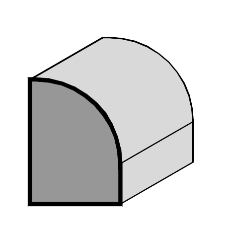 Shoe Molding 9/16" x 3/4"