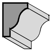 Scribe Molding 1/2" x 11/16"