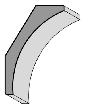 Crown Molding 1 5/8" x 2 7/16"